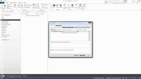 Thumbnail for MS Outlook 2013 Tutorial: Dealing with Junk E-mails