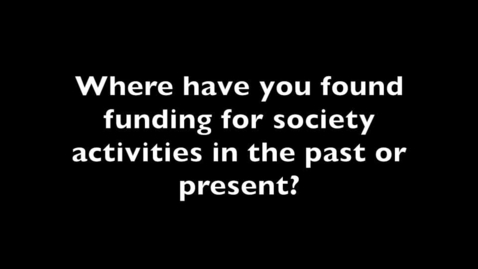 Thumbnail for entry Research staff society funding