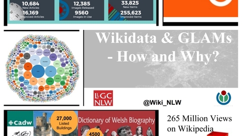 Thumbnail for Wikidata and GLAMs - Jason Evans, Wikimedian in Residence at the National Library of Wales