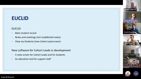 Thumbnail for entry Cohort Lead Briefing (5 of 6) System Developments 09.08.23