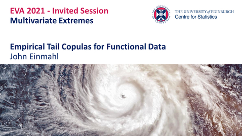 Thumbnail for Multivariate Extremes : John Einmahl