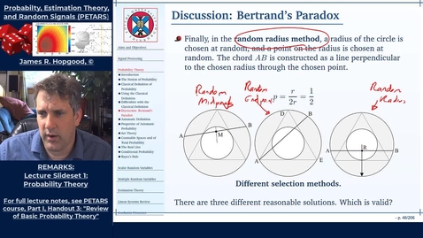 Thumbnail for Topic 13: Bertrand’s Paradox (PETARS, Chapter 3)