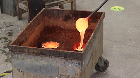 Thumbnail for entry Glass Sandcasting Demonstration