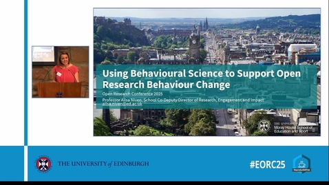 Thumbnail for Using behavioural science to support open research behaviour change | Ailsa Niven
