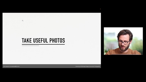 Thumbnail for July 2023 Design Community Forum: Take useful photos - Nic Cameron