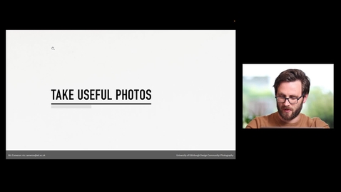 Thumbnail for entry July 2023 Design Community Forum: Take useful photos - Nic Cameron