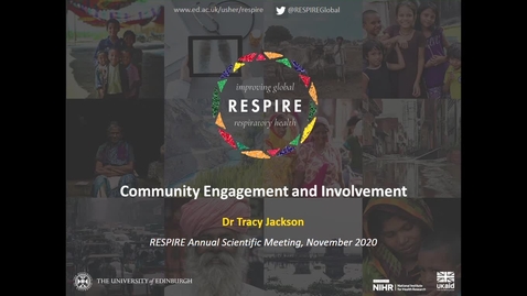 Thumbnail for RESPIRE Showcase: Best of Community Engagement and Involvement