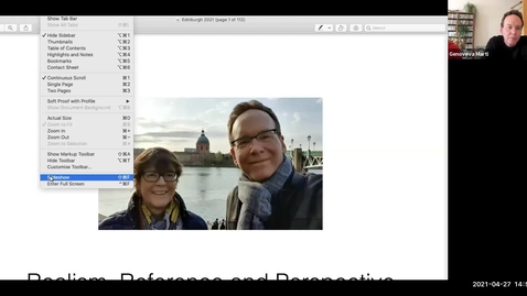 Thumbnail for Perspectival Realism - Day 2 - Session 2 - Genoveva Marti &amp; Carl Hoefer - Realism, Reference and Perspective