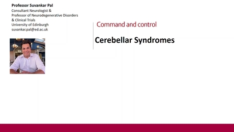 Thumbnail for Command and Control - Cerebellar Syndromes