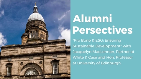 Thumbnail for Alumni Perspectives - Jacquelyn MacLennan