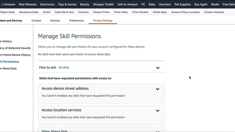 Thumbnail for Alexa Privacy Settings (Part 7): What about the Alexa Skills?