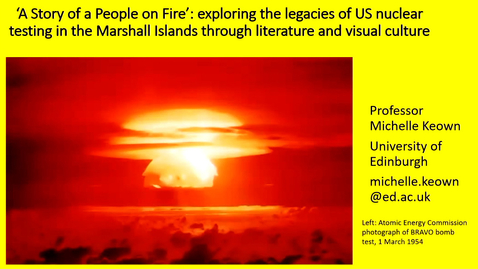 Thumbnail for Professor Michelle Keown - Inaugural Lecture