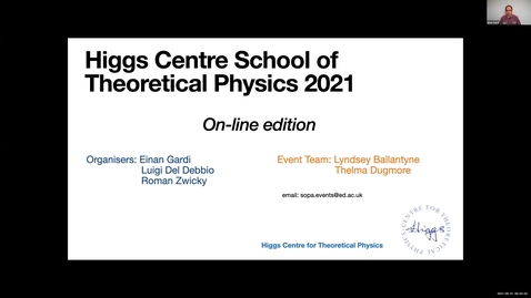 Thumbnail for Stefan Weinzierl Lecture 1