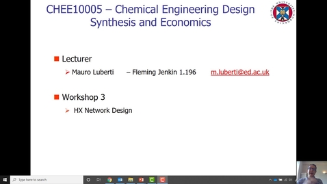 Thumbnail for entry Workshop 3 - HX Network Design