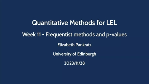 Thumbnail for Interpreting p-values (Part I)