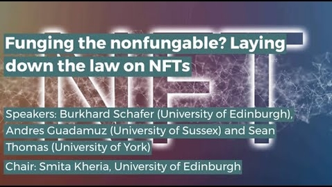 Thumbnail for Funging the nonfungable? Laying down the law on NFTs