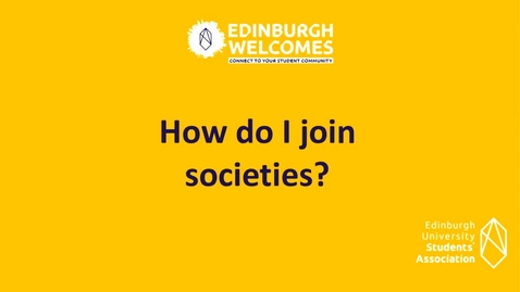 Thumbnail for entry PG How to join student societies