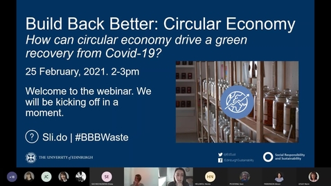Thumbnail for Build Back Better: Circular Economy