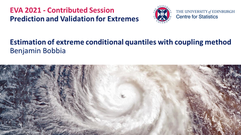 Thumbnail for entry Prediction and Validation for Extremes: Benjamin Bobbia