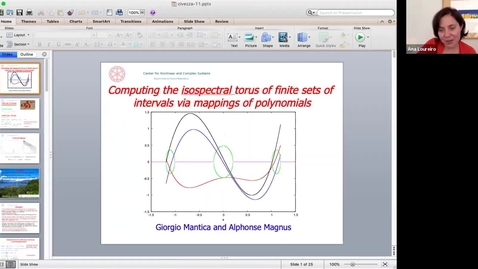 Thumbnail for Computing the isospectral torus of finite sets of intervals via mappings of polynomial - Giorgio Mantica