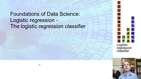 Thumbnail for FDS-S2-01-2-4 The logistic regression classifier