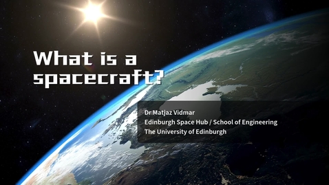 Thumbnail for What Is a Spacecraft?