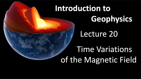 Thumbnail for entry Time Variations of the Observed Magnetic Field