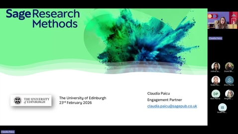 Thumbnail for Introduction to SAGE Research Methods (Dissertation and Thesis Festival)