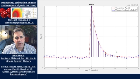 Thumbnail for entry Topic 73: Application of Cross-Correlation to System Identification