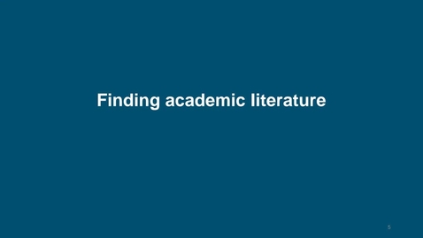 Thumbnail for entry Finding Academic Literature (PGR) - CAHSS_211104