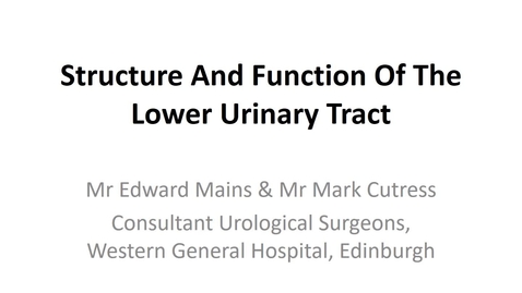 Thumbnail for entry Structure and function of lower urinary tract_2021_Part 3