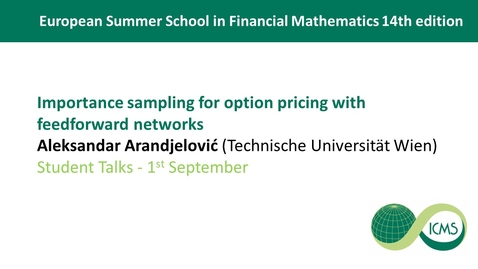 Thumbnail for Aleksandar Arandjelović - Student Talks