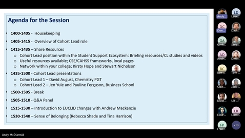 Thumbnail for Cohort Lead Briefing Session 2023 August 09