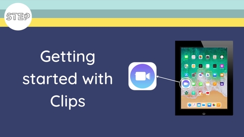 Thumbnail for entry How To video series for iOS: Getting started with Clips on the iPad