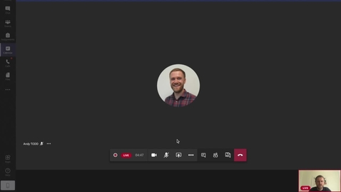 Thumbnail for MS Teams Live Events: Presenting a Live Event