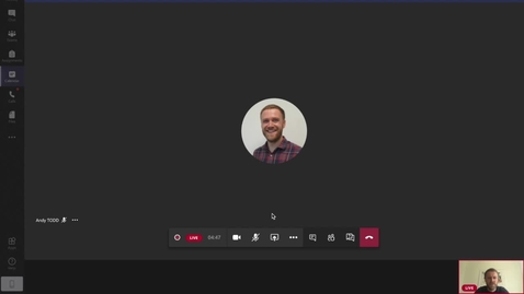 Thumbnail for entry MS Teams Live Events: Presenting a Live Event