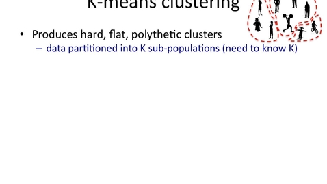 Thumbnail for entry Overview of k-means clustering