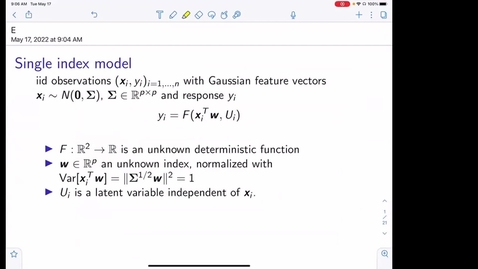 Thumbnail for entry Data-Driven Adjustments for Confidence Intervals and Proximal Representations in Single-Index Models - Pierre Bellec 