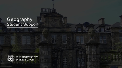 Thumbnail for Geography in Joint Degrees - Student Support - Dr Dan Swanton