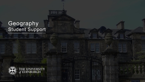 Thumbnail for entry Geography in Joint Degrees - Student Support - Dr Dan Swanton