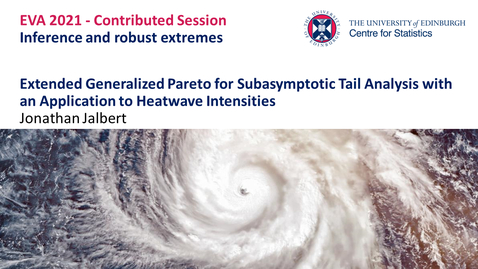 Thumbnail for entry Inference and robust extremes: Jonathan Jalbert