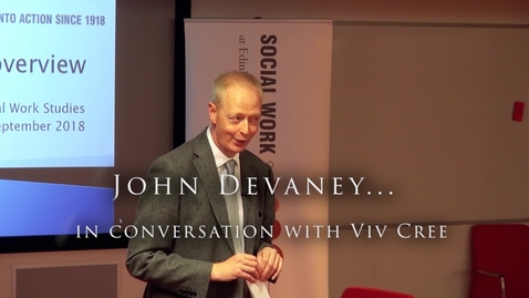 Thumbnail for entry John Devany...  in conversation with Viv Cree