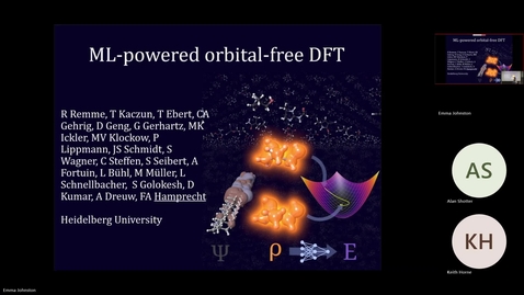 Thumbnail for Machine learning the Hohenberg–Kohn functional: breathing life into a 60-year-old dream 