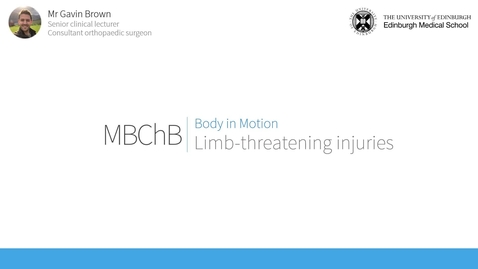 Thumbnail for Limb-threatening injuries