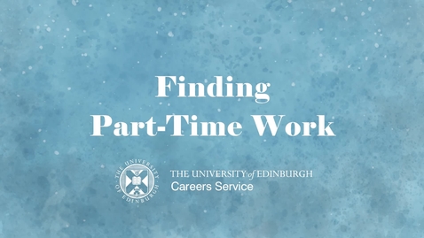 Thumbnail for Finding Part Time Work
