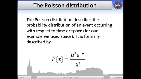 Thumbnail for entry 4b - Poisson Distribution