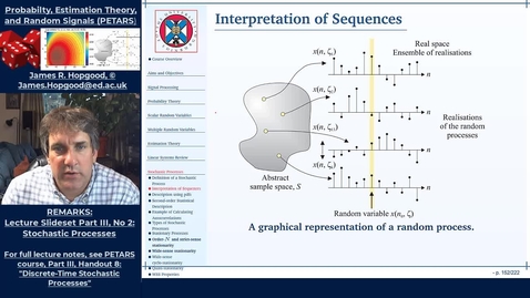 Thumbnail for Topic 59: Introduction to Stochastic Processes (PETARS, Chapter 8)