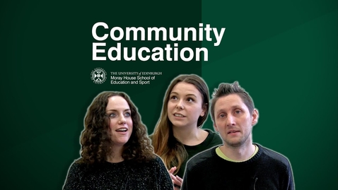 Thumbnail for 4th year students share why they enjoy studying Community Education