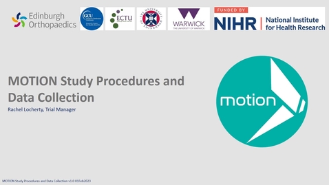 Thumbnail for entry MOTION SIV Study Procedures v1.0 01Feb2023