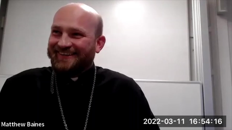 Thumbnail for Fr Vasyl Kren - What can churches and people in Edinburgh do to help support the Ukrainian churches and Ukrainian refugees?